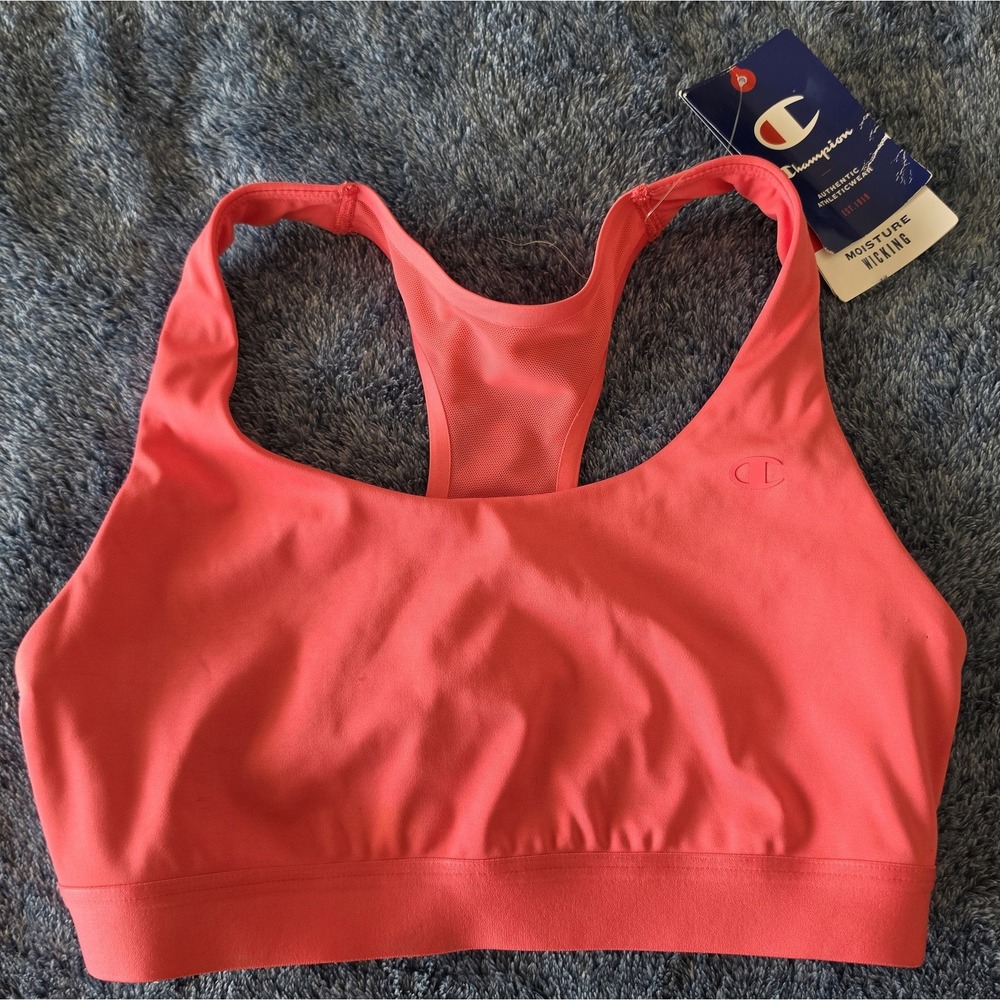 NWT Champion Sports Bra Women S Pink Sleeveless Athletic Athleisure Gym Workout